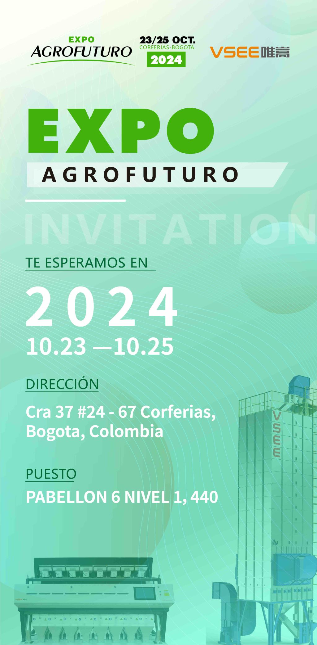 VSEE participou da exposição AGROFUTURO em Bogotá, Colômbia